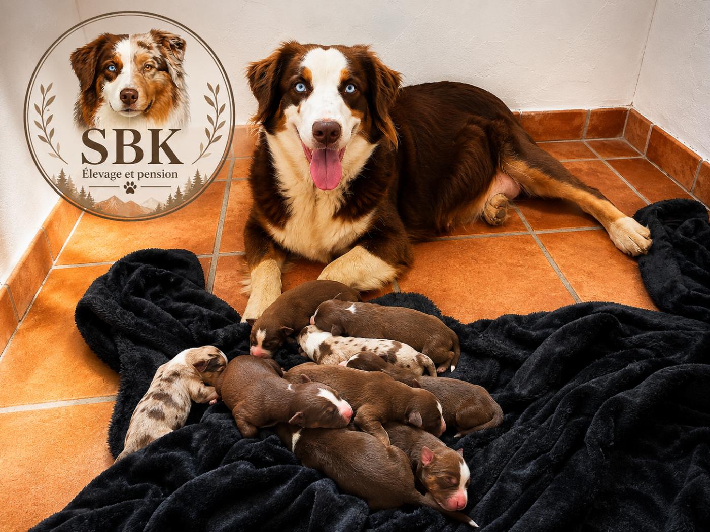 Chiot Berger Australien de la Victoire des Dieux